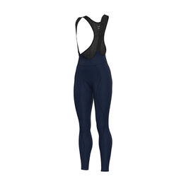 ALÉ Cycling long bib trousers - PRAGMA WINTER - blue