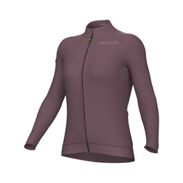 ALÉ Cycling winter long sleeve jersey - PR-E FOLLOW ME 2.0 LADY - purple