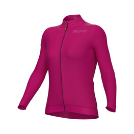 ALÉ Cycling winter long sleeve jersey - PR-E FOLLOW ME 2.0 LADY - pink