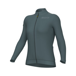 ALÉ Cycling winter long sleeve jersey - PR-E FOLLOW ME 2.0 LADY - blue