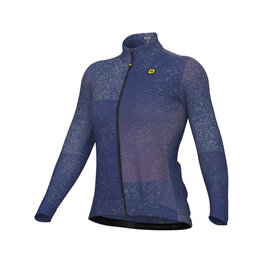 ALÉ Cycling winter long sleeve jersey - PR-E STELLAR LADY - blue