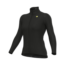 ALÉ Cycling winter long sleeve jersey - R-EV1 WARM RACE 2.0 LADY - black