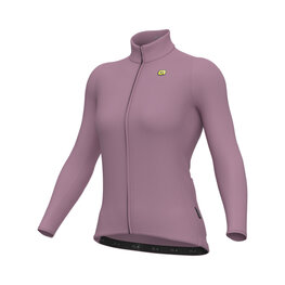 ALÉ Cycling winter long sleeve jersey - R-EV1 WARM RACE 2.0 LADY - purple