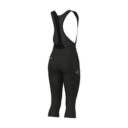 ALÉ Cycling 3/4 length bib shorts - PRAGMA WINTER - black