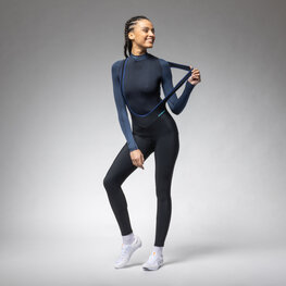 ALÉ Cycling long bib trousers - KLIMATIK K-ATMO 3.0 - black