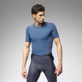 ALÉ Cycling long sleeve t-shirt - INTIMO K-BASE - blue