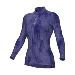 ALÉ Cycling long sleeve t-shirt - INTIMO KNITTED - blue