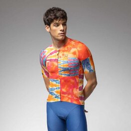 ALÉ Cycling short sleeve jersey - PR-E CLOROFILLA - multicolour