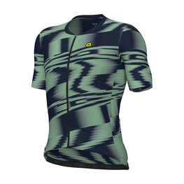 ALÉ Cycling short sleeve jersey - TECHNO PR-E - green/blue
