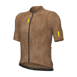 ALÉ Cycling short sleeve jersey - PRAGMA DEEP - brown