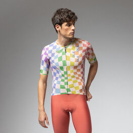 ALÉ Cycling short sleeve jersey - PR-E MULTIVERSO 2.0 - multicolour
