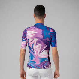 ALÉ Cycling short sleeve jersey - SMOOTHIE - blue/purple