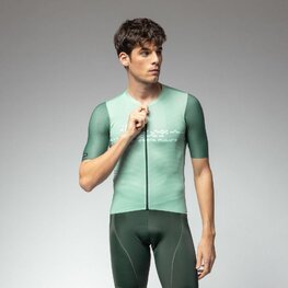 ALÉ Cycling short sleeve jersey - PR-E MEGABYTE 2.0 - green