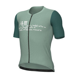 ALÉ Cycling short sleeve jersey - PR-E MEGABYTE 2.0 - green
