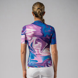 ALÉ Cycling short sleeve jersey - SMOOTHIE - purple/blue