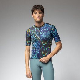 ALÉ Cycling short sleeve jersey - PRAGMA CARAIBI - black/multicolour