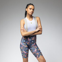 ALÉ Cycling bib shorts - PR-E MASTER GRAPHIC - blue/multicolour