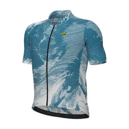 ALÉ Cycling short sleeve jersey - FAN PR-E - blue/white