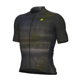 ALÉ Cycling short sleeve jersey - OFF ROAD - GRAVEL TRACCIA - black/yellow/purple