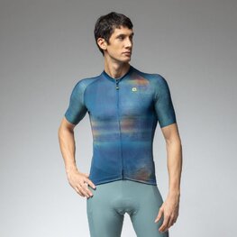 ALÉ Cycling short sleeve jersey - OFF ROAD - GRAVEL TRACCIA - blue