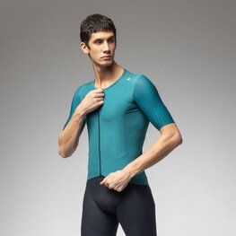 ALÉ Cycling short sleeve jersey - R-EV1 EAGLE - turquoise