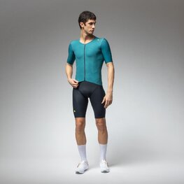 ALÉ Cycling short sleeve jersey - R-EV1 EAGLE - turquoise
