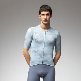 ALÉ Cycling short sleeve jersey - FOLLOW ME 2.0 PR-E - light blue