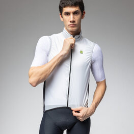 ALÉ Cycling gilet - GUSCIO LIGHT PACK 2.0 - white