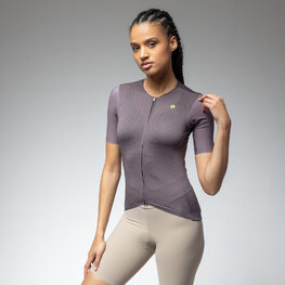 ALÉ Cycling short sleeve jersey - EARTHY STYLE 2.0 PR-E - purple