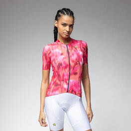 ALÉ Cycling short sleeve jersey - JARDIN 2.0 PR-E - red