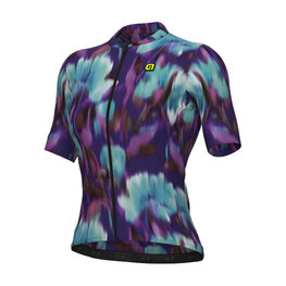 ALÉ Cycling short sleeve jersey - JARDIN 2.0 PR-E - purple/blue