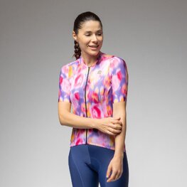 ALÉ Cycling short sleeve jersey - JARDIN 2.0 PR-E - multicolour