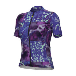 ALÉ Cycling short sleeve jersey - PRAGMA LINFA - purple/blue