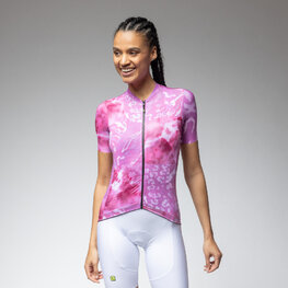 ALÉ Cycling short sleeve jersey - PRAGMA LINFA - pink