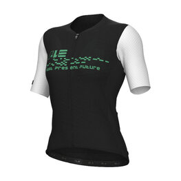 ALÉ Cycling short sleeve jersey - MEGABYTE 2.0 PR-E - black/white