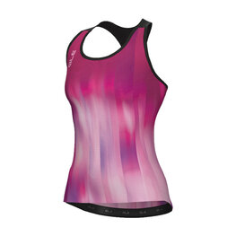 ALÉ Cycling sleeveless jersey - PRAGMA CRAZY - red