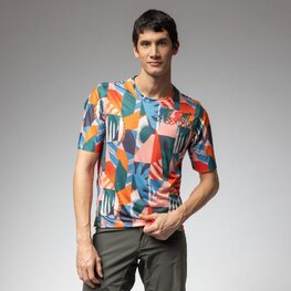 ALÉ Cycling short sleeve jersey - OFF ROAD - GRAVEL SAVANA - multicolour