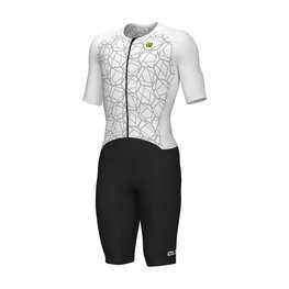 ALÉ Cycling skinsuit - TRIATHLON FOCUS - white/black