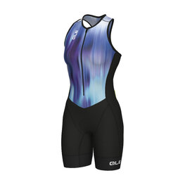 ALÉ Cycling skinsuit - TRIATHLON CRAZY - blue/black