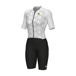 ALÉ Cycling skinsuit - TRIATHLON FOCUS - white/black
