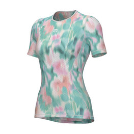 ALÉ Cycling short sleeve t-shirt - INTIMO JARDIN 2.0 - light green
