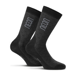 NEON Cyclingclassic socks - NEON 3D - black/grey