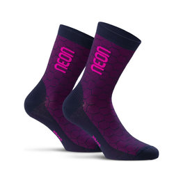 NEON Cyclingclassic socks - NEON 3D - pink/blue