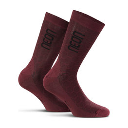 NEON Cyclingclassic socks - NEON 3D - bordeaux