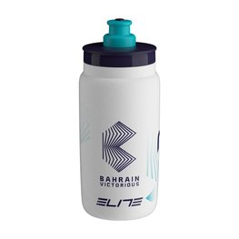 ELITE Cycling water bottle - FLY 550 BAHRAIN VICTORIOUS 2025 - white/blue