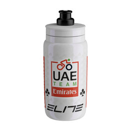 ELITE Cycling water bottle - FLY 550 UAE TEAM EMIRATES 2025 - white/multicolour