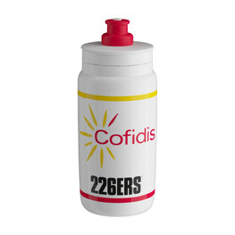 ELITE Cycling water bottle - FLY 550 COFIDIS 2025 - white/multicolour