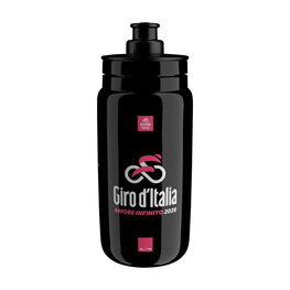 ELITE Cycling water bottle - FLY GIRO D'ITALIA BLACK MAP 550 ML 2026 - black