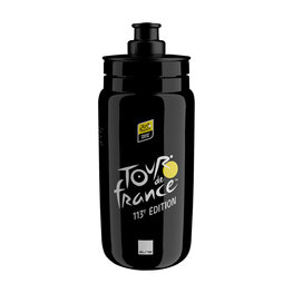 ELITE Cycling water bottle - FLY TOUR DE FRANCE BLACK MAP 550 ML 2026 - black