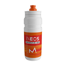 ELITE Cycling water bottle - FLY INEOS GRENADIER 750 ML 2026 - white/orange